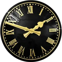 Barnsley Outdoor Clock Service dark dial